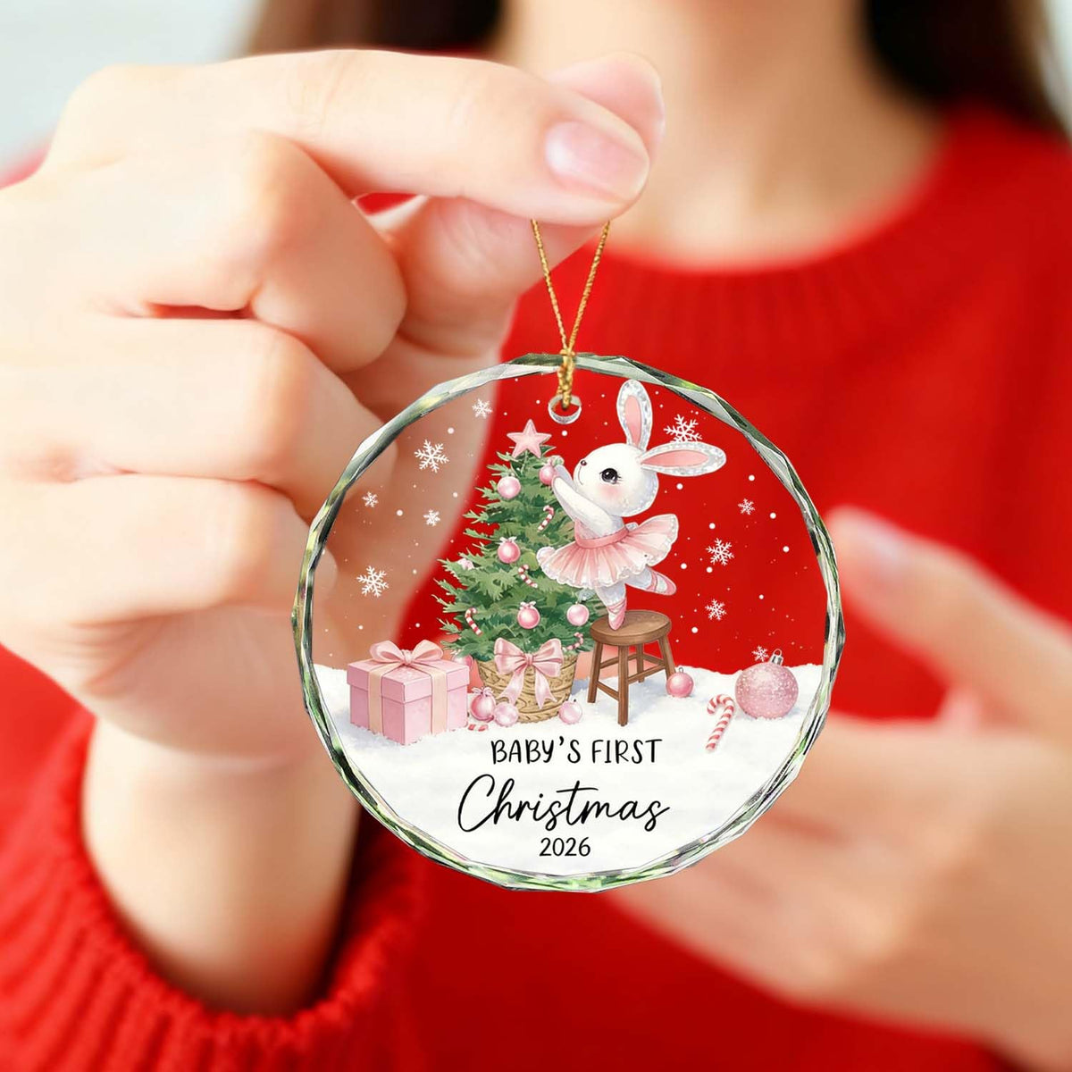 Baby Girl First Christmas Ornament E289268