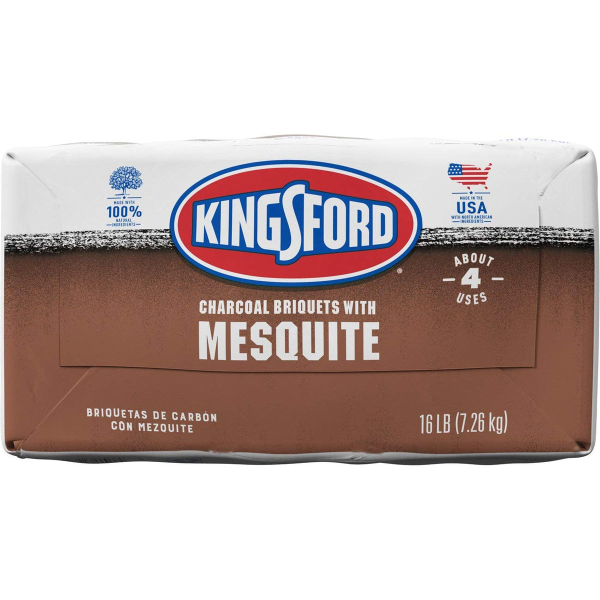 Original Charcoal Briquettes with Mesquite 16 Pounds D23272