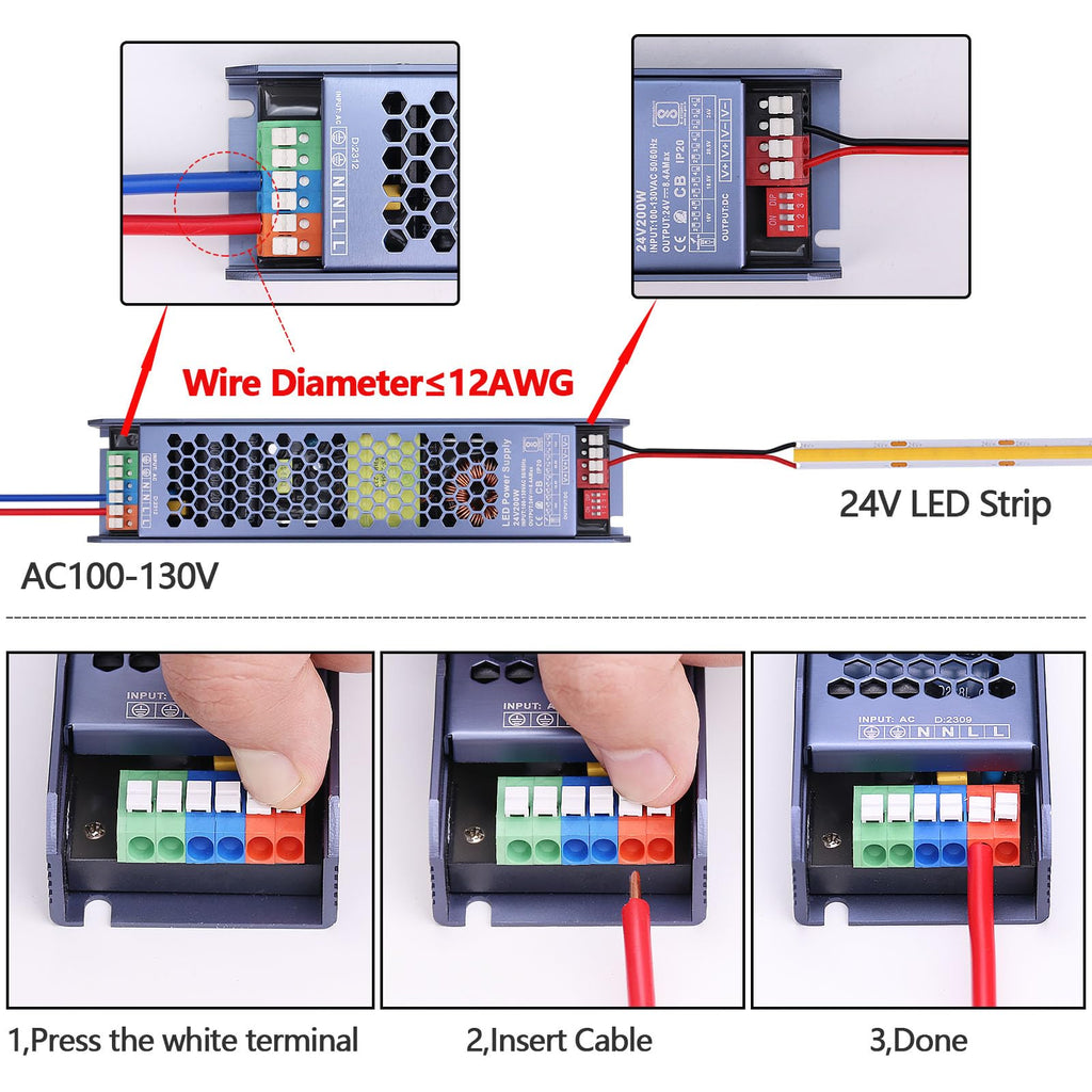 24V 200W LED Driver I11928