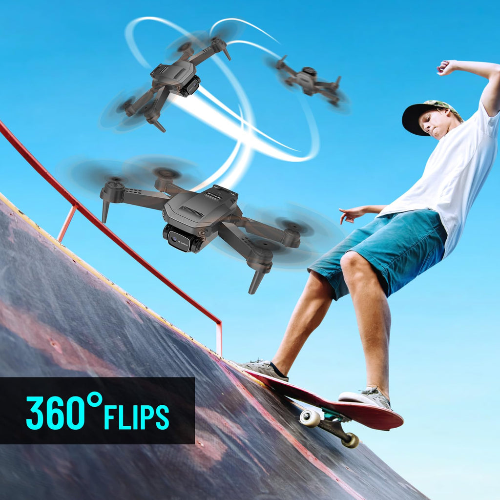 1080P HD Foldable Mini RC Drone with Camera, 2 Batteries H233