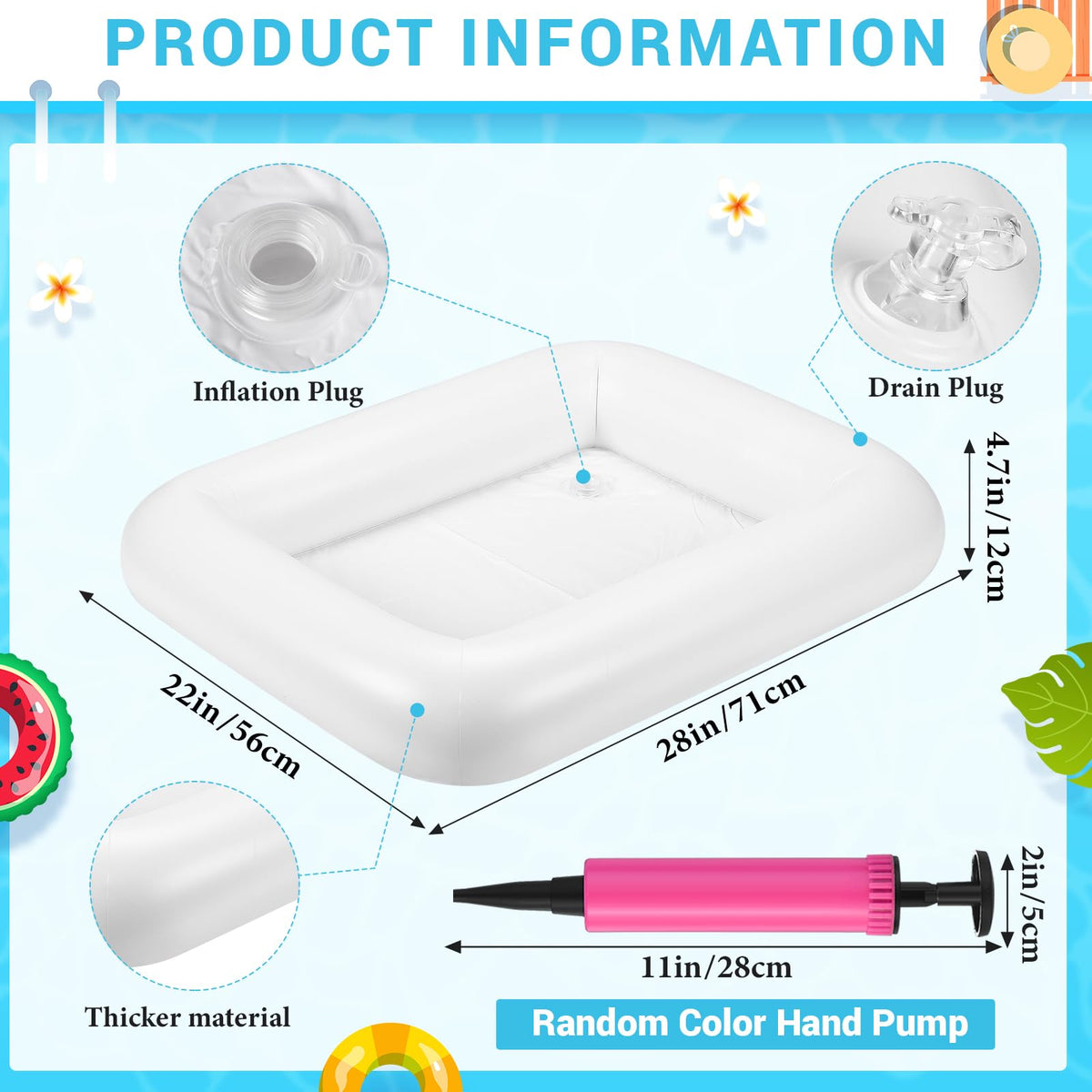 Inflatable Floating Serving Bar with Pump C937358