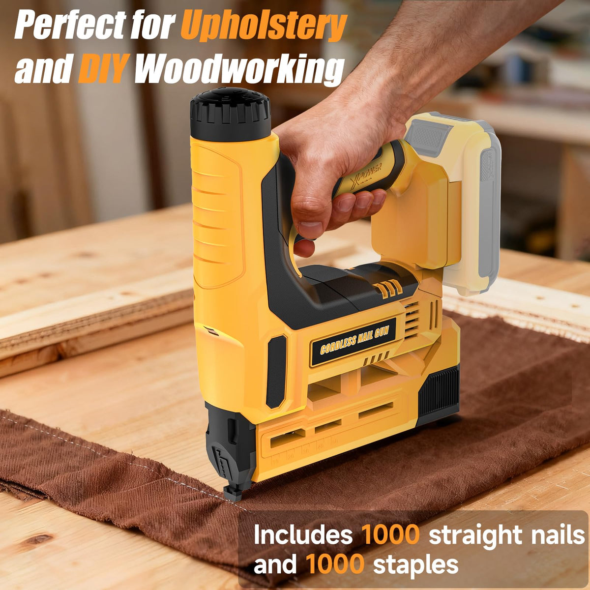 Cordless 2-in-1 18 Gauge Brad Nailer/Staple Gun R9645