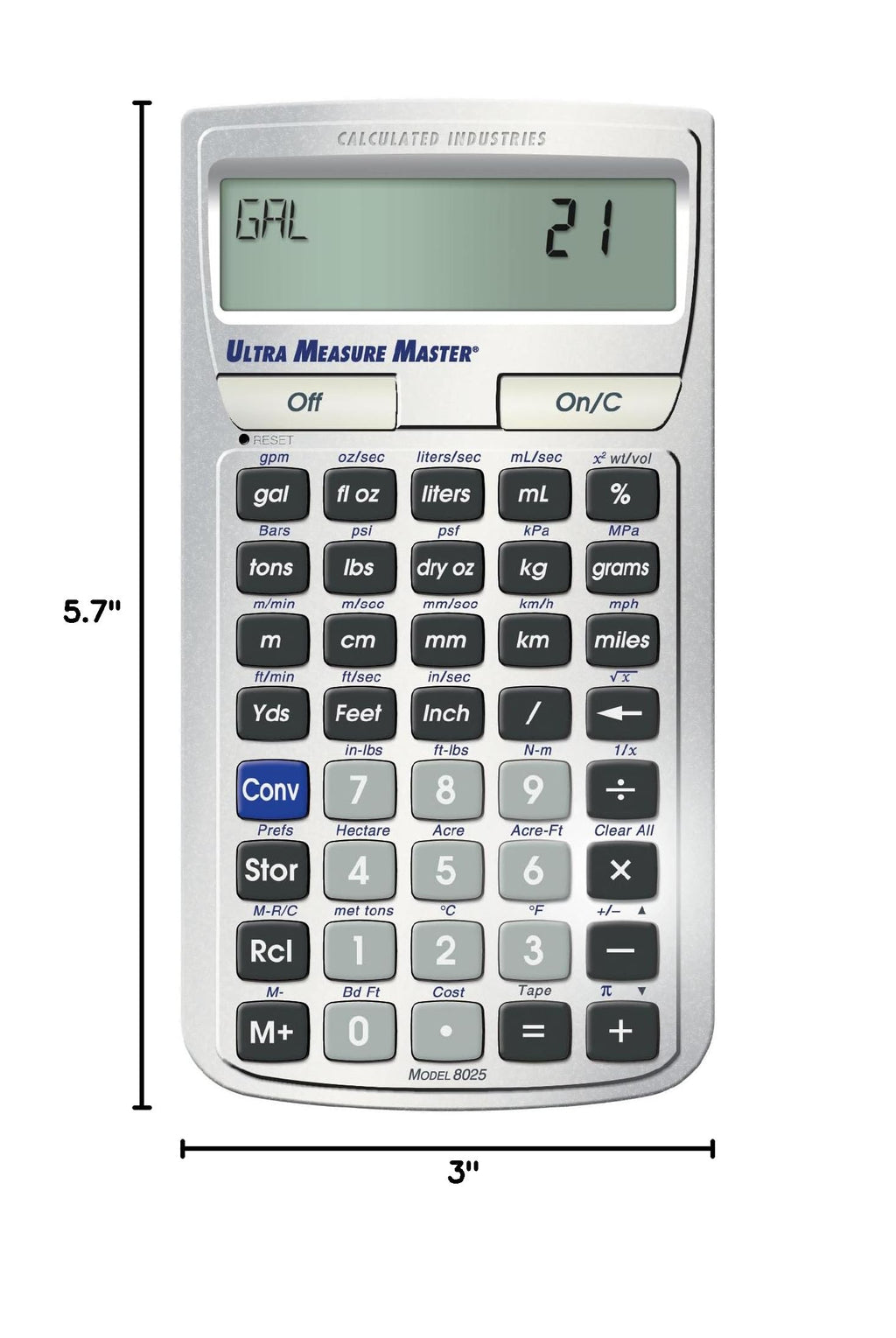 Conversion Calculator Q28795