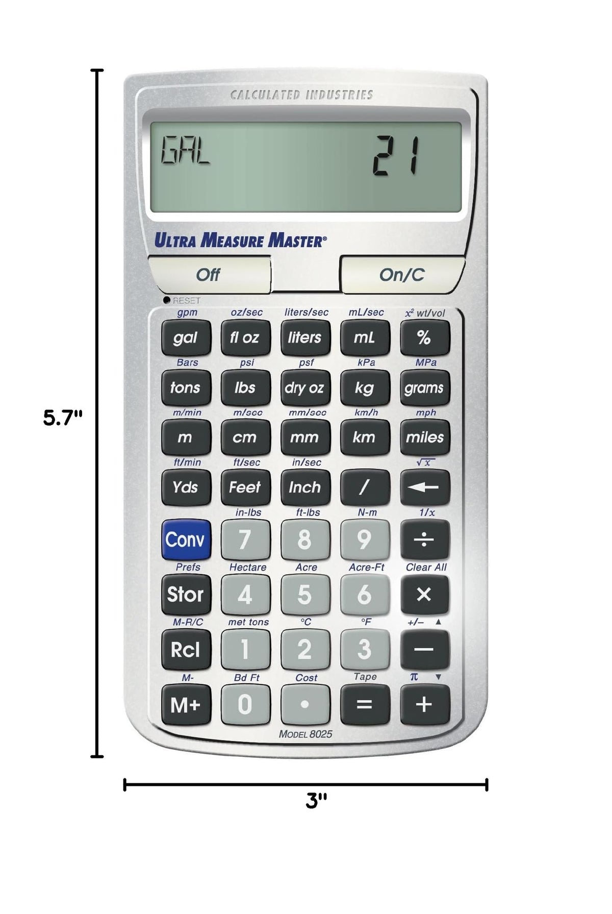 Conversion Calculator Q28795