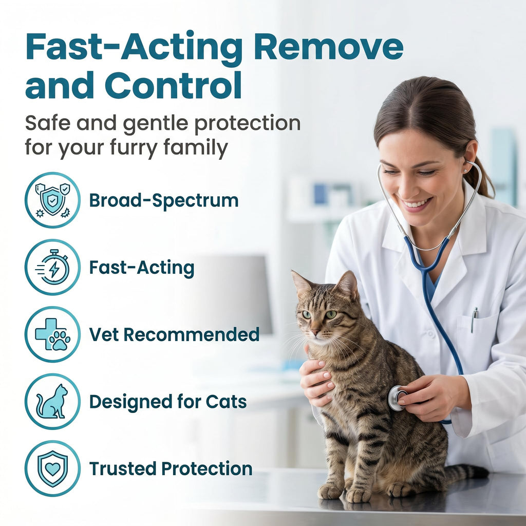 Dewormer Chewables for Cats and Kittens, 25 Chews E2953