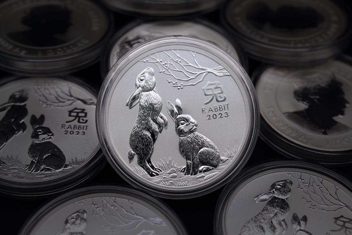 1 oz Silver Year of the Rabbit Coin T9063
