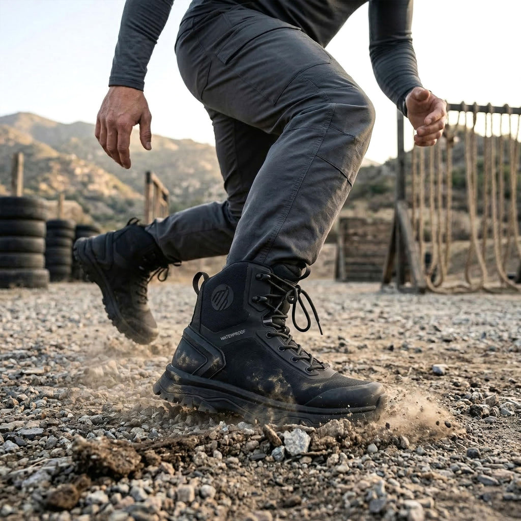 Lightweight Waterproof Side Zipper Work Boots F71511