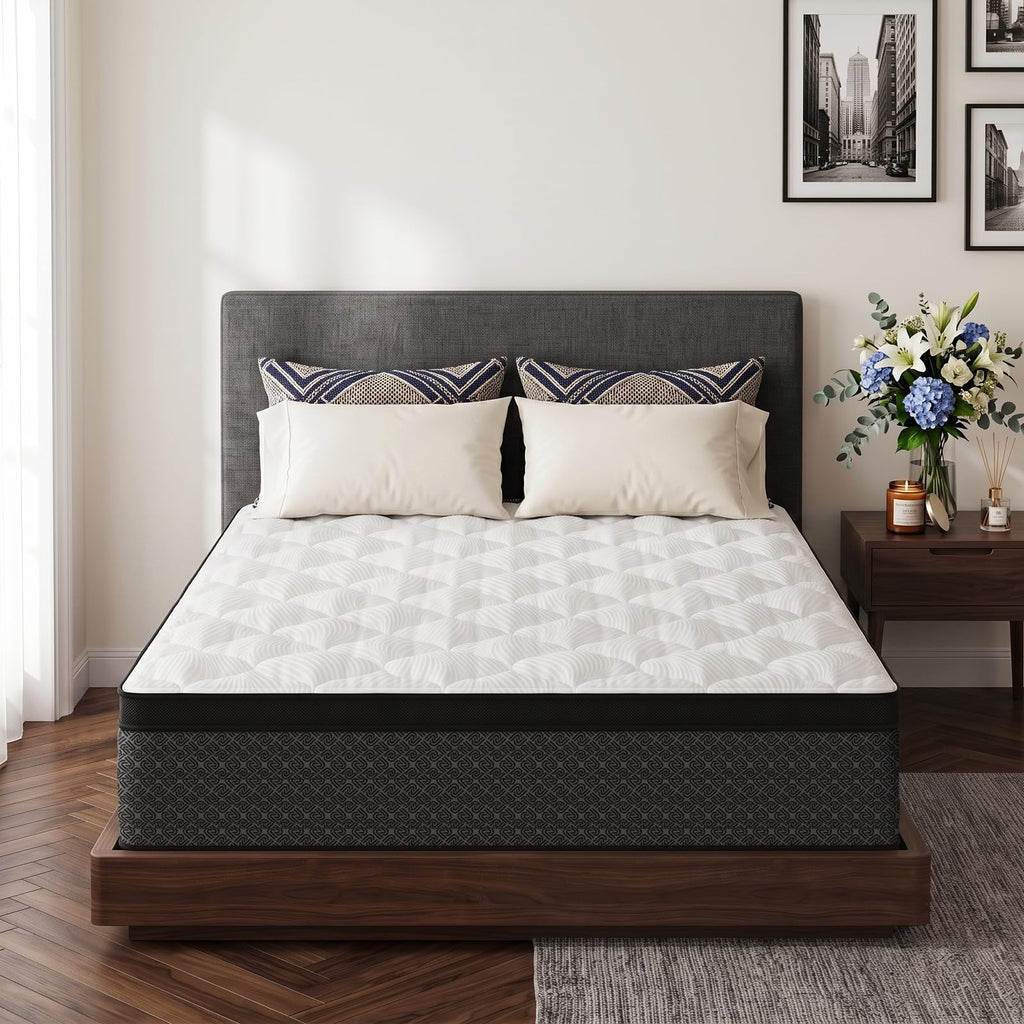 Full Size 12" Hybrid Memory Foam Mattress E454
