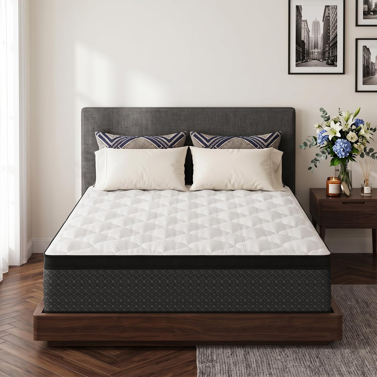 Full Size 12" Hybrid Memory Foam Mattress E454