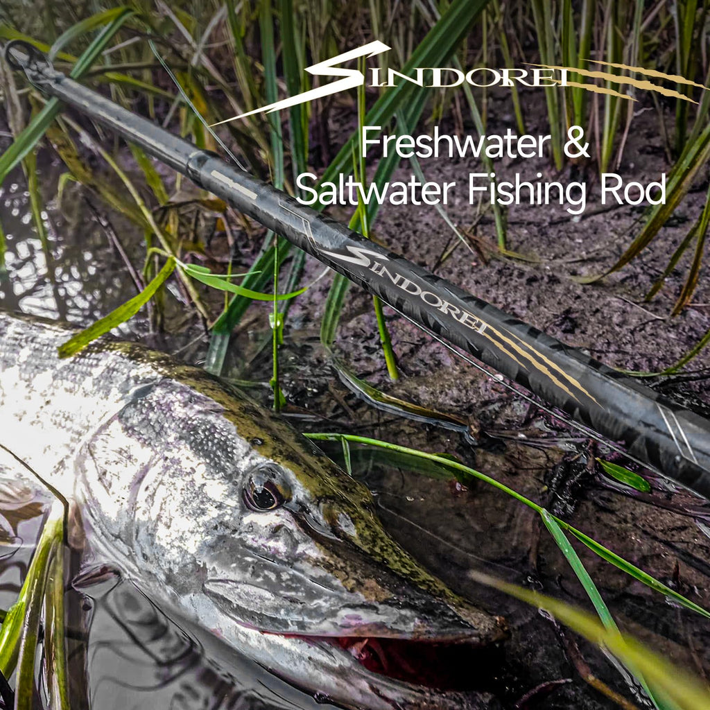 Heavy 2-Piece Fishing Rod D394