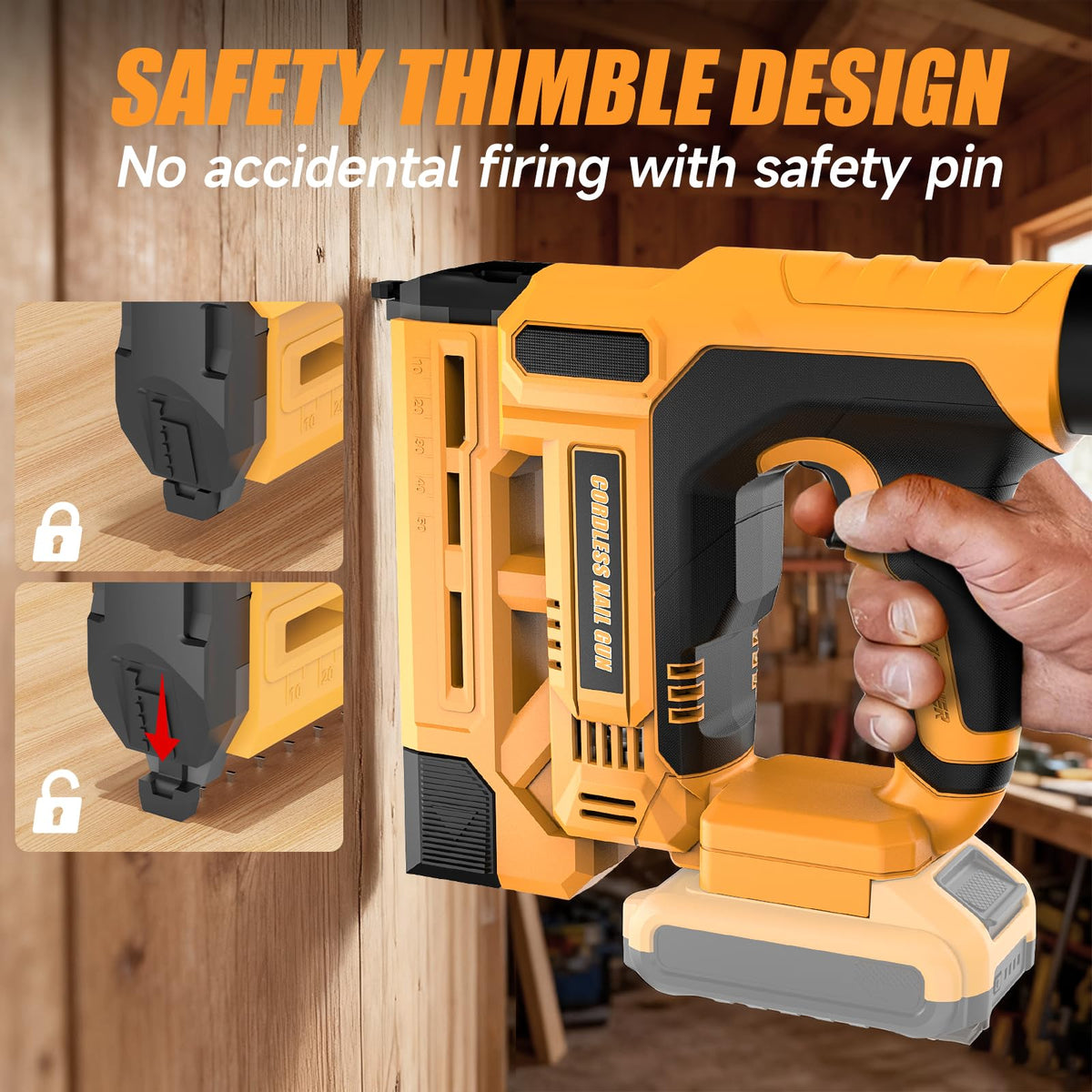 Cordless 2-in-1 18 Gauge Brad Nailer/Staple Gun R9645