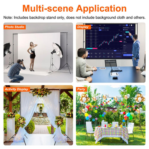 10Ft Wide Backdrop Stand Kit Z14077