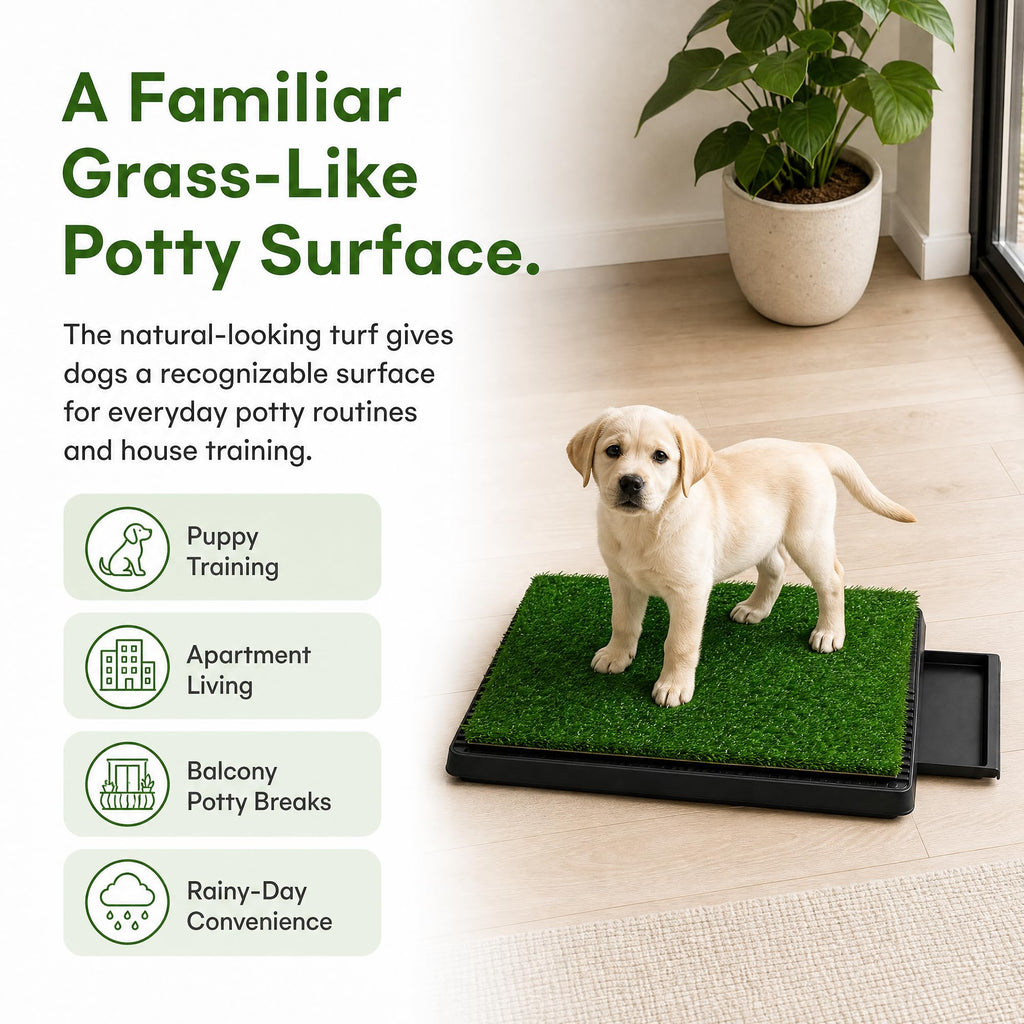 25 x 20 in Dog Grass Pad with Tray B653656