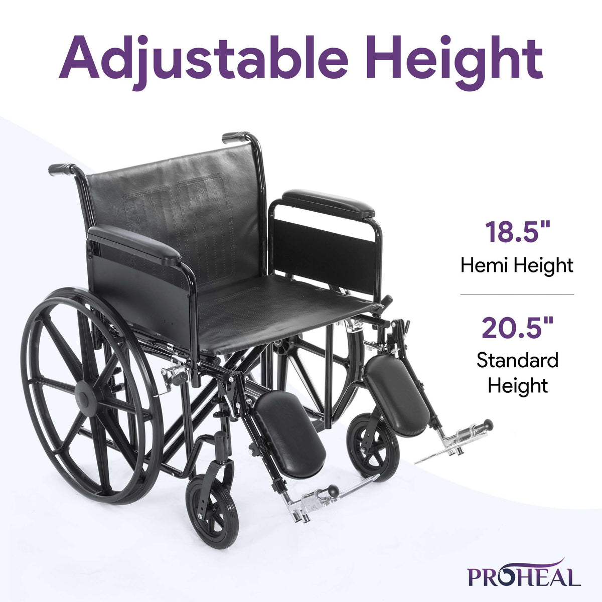 24" Heavy Duty Bariatric Wheelchair H7929