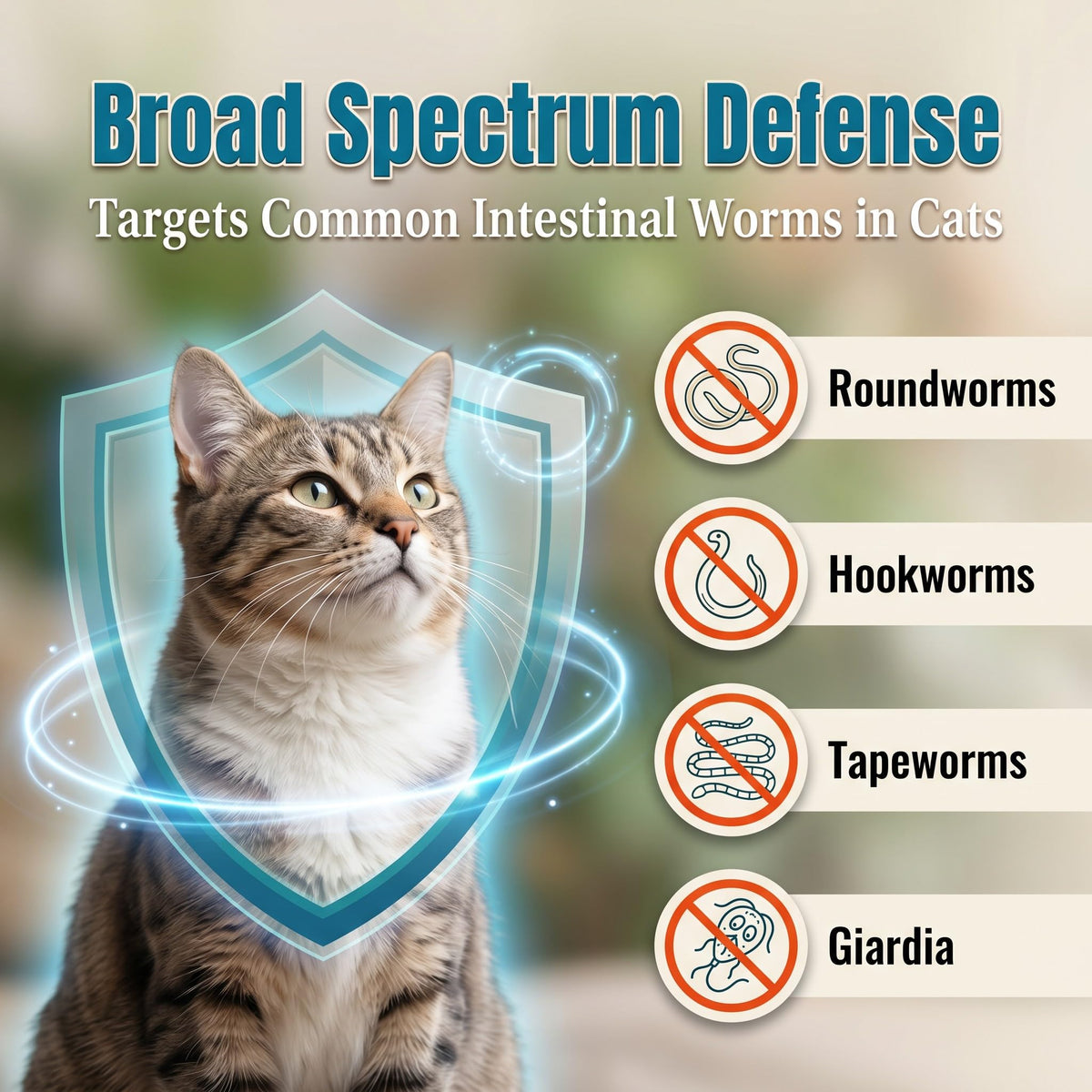 Dewormer Chewables for Cats and Kittens, 25 Chews E2953