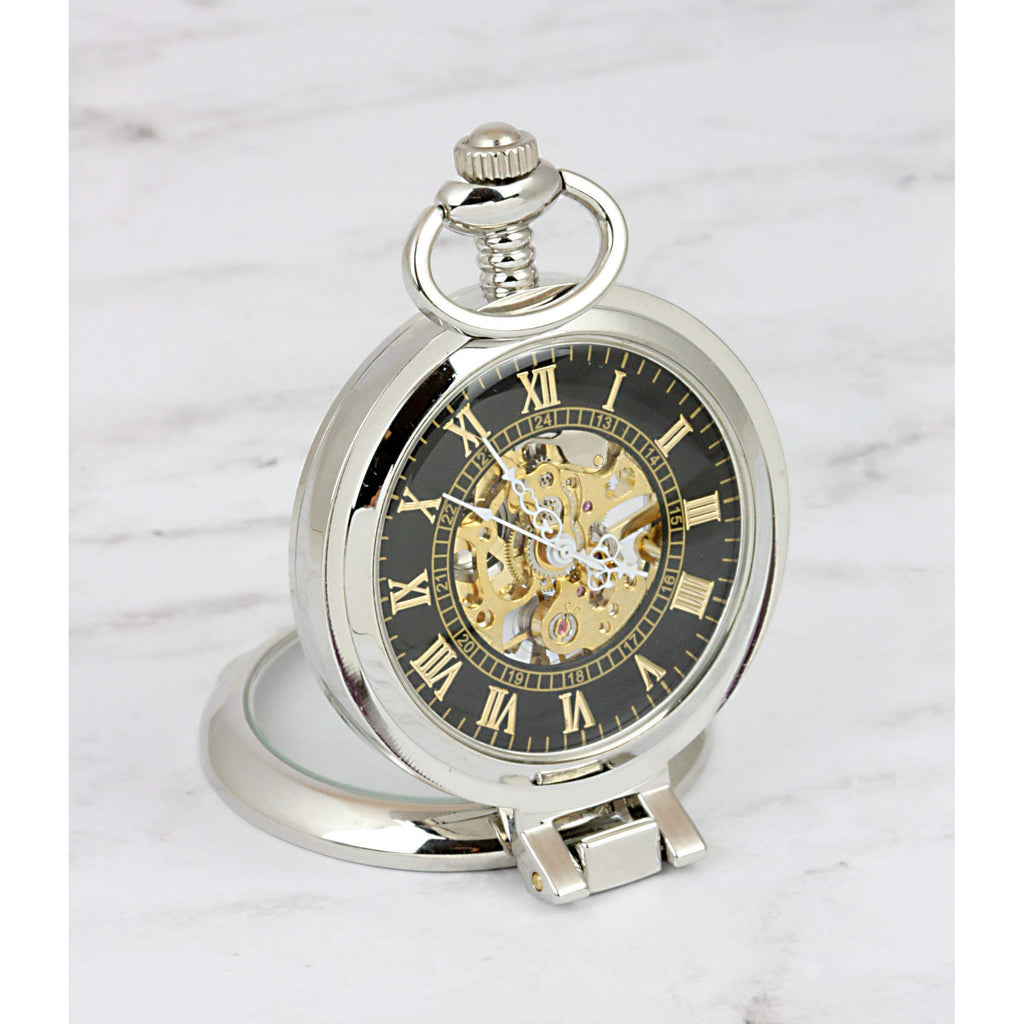 U.S. Coin Pocket Watch with Skeleton Movement V2715