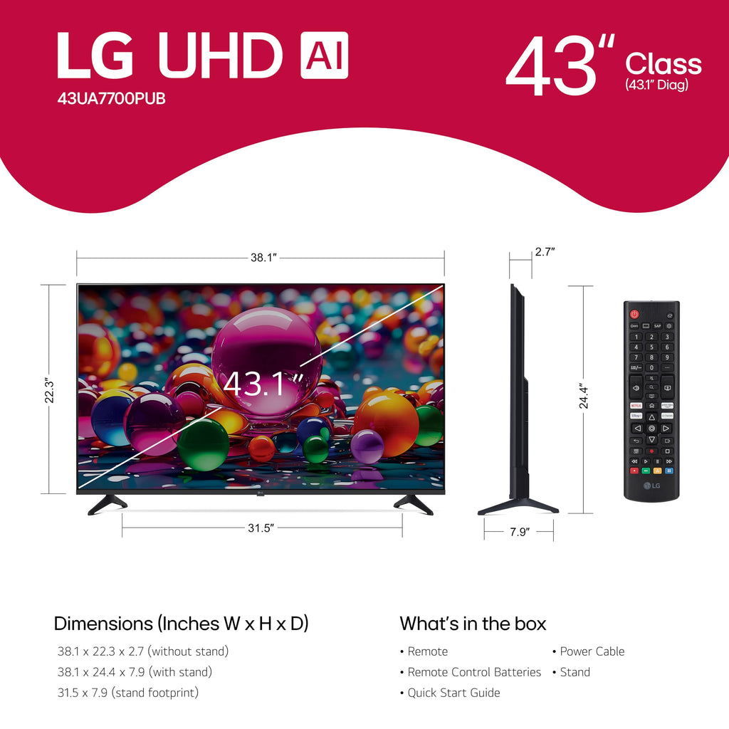 43 inch LED 4K Smart TV Z67914