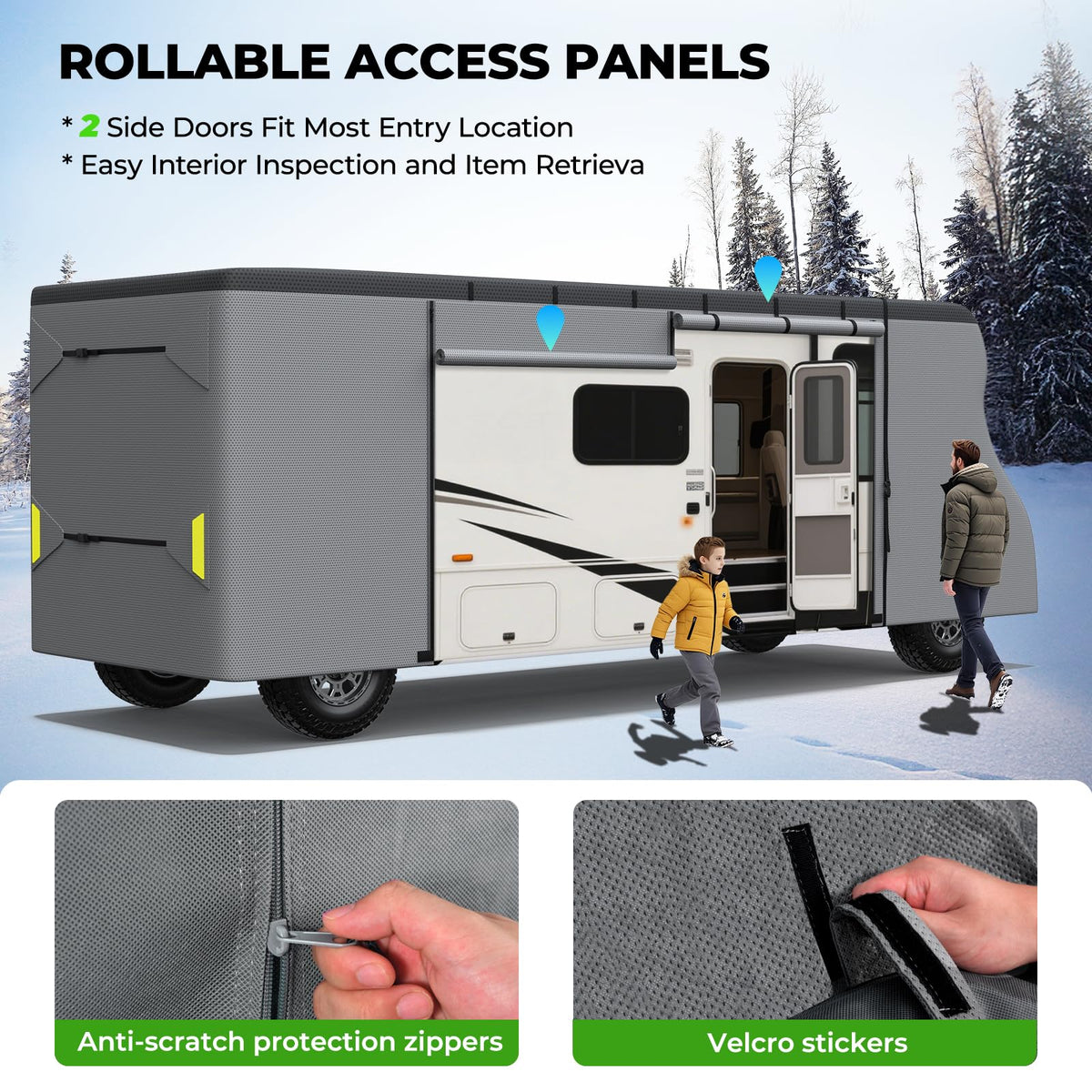 9 Layers RV Cover Set Fits 23-26FT L3978