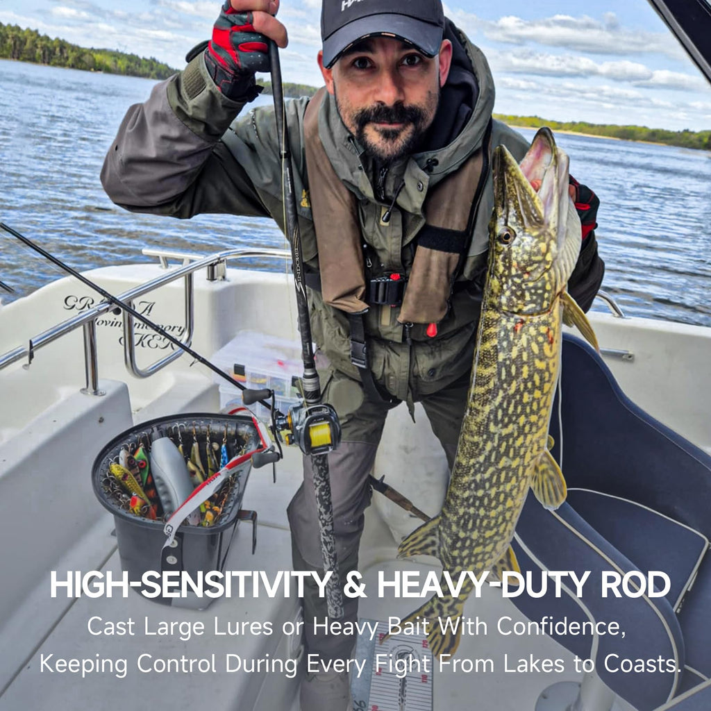 Heavy 2-Piece Fishing Rod D394