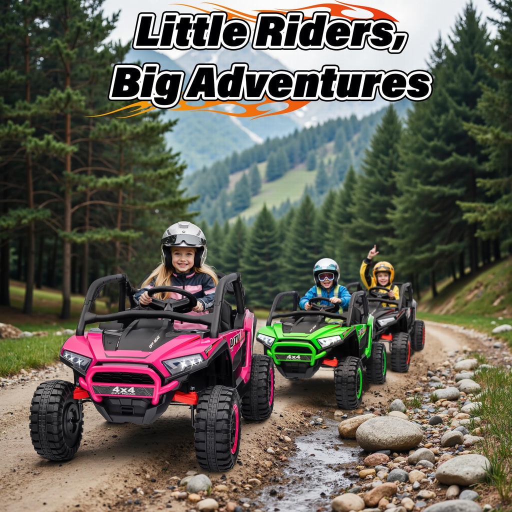 24V 2 Seater 4X4 Off-Road UTV Ride on Car V99744