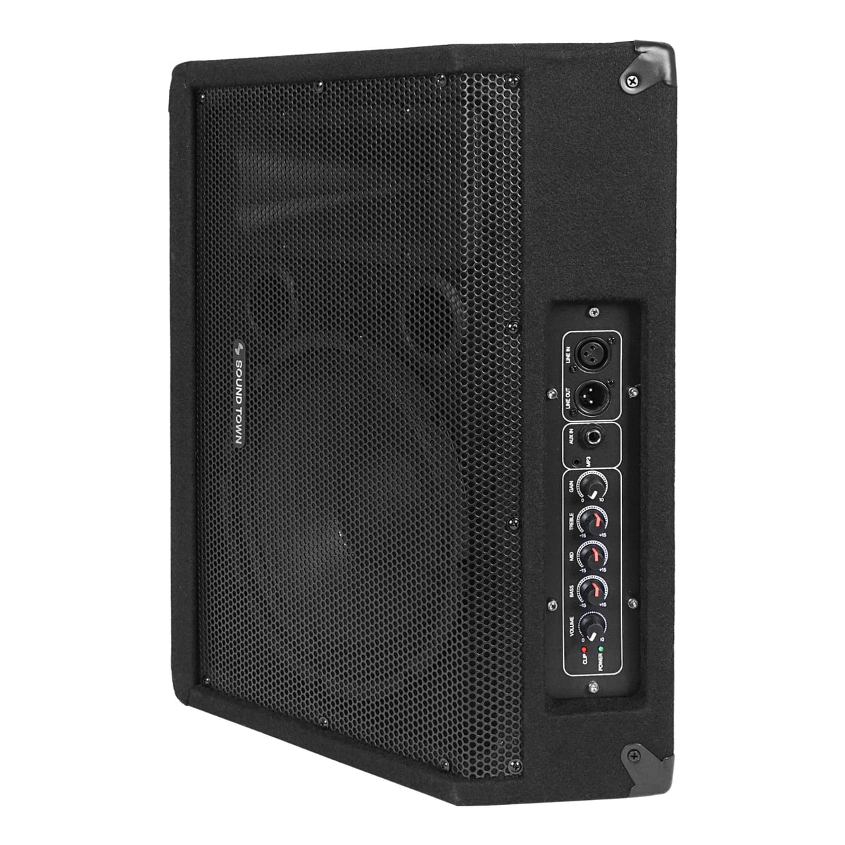 2-Pack Powered PA Speakers 10” 300W P15549