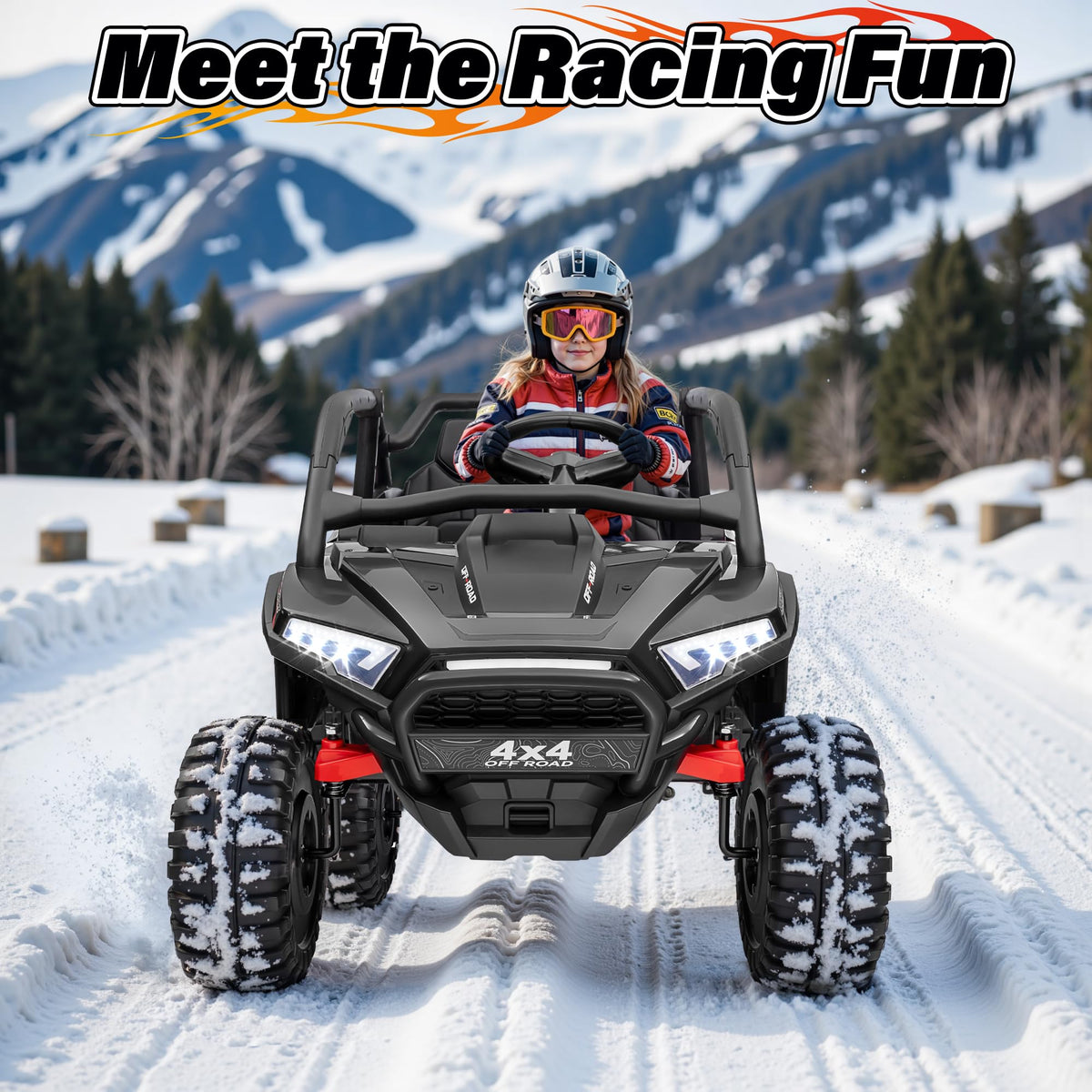 24V 2 Seater 4X4 Off-Road UTV Ride on Car V99744