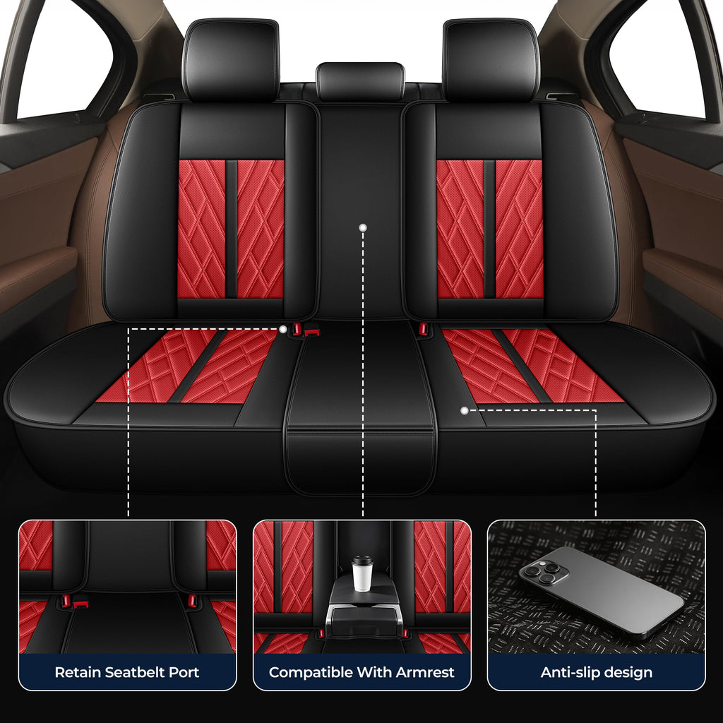 Leather Full Set 5 Seats Seat Covers R171916