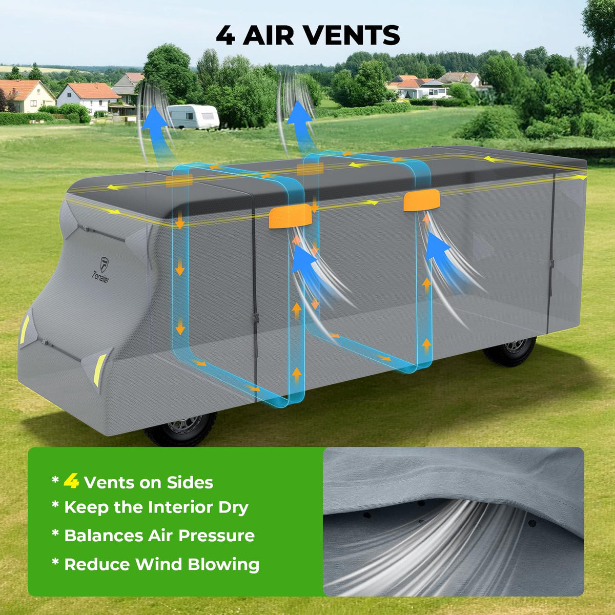 9 Layers RV Cover Set Fits 23-26FT L3978