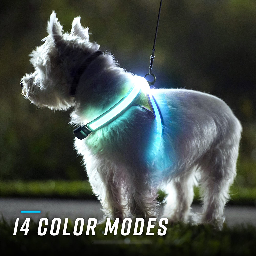 Reflective Light Up Dog Harness Large T877476