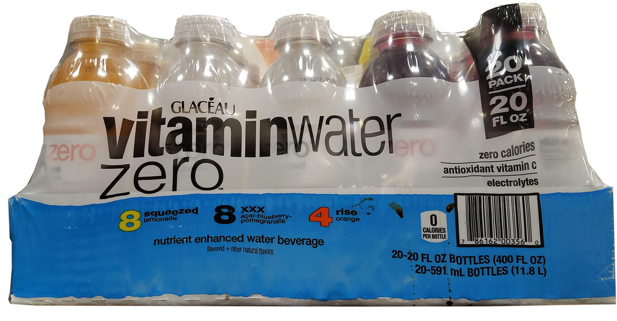 Vitamin Water Zero Variety Pack 20 Fl Oz (Pack of 20) O776222