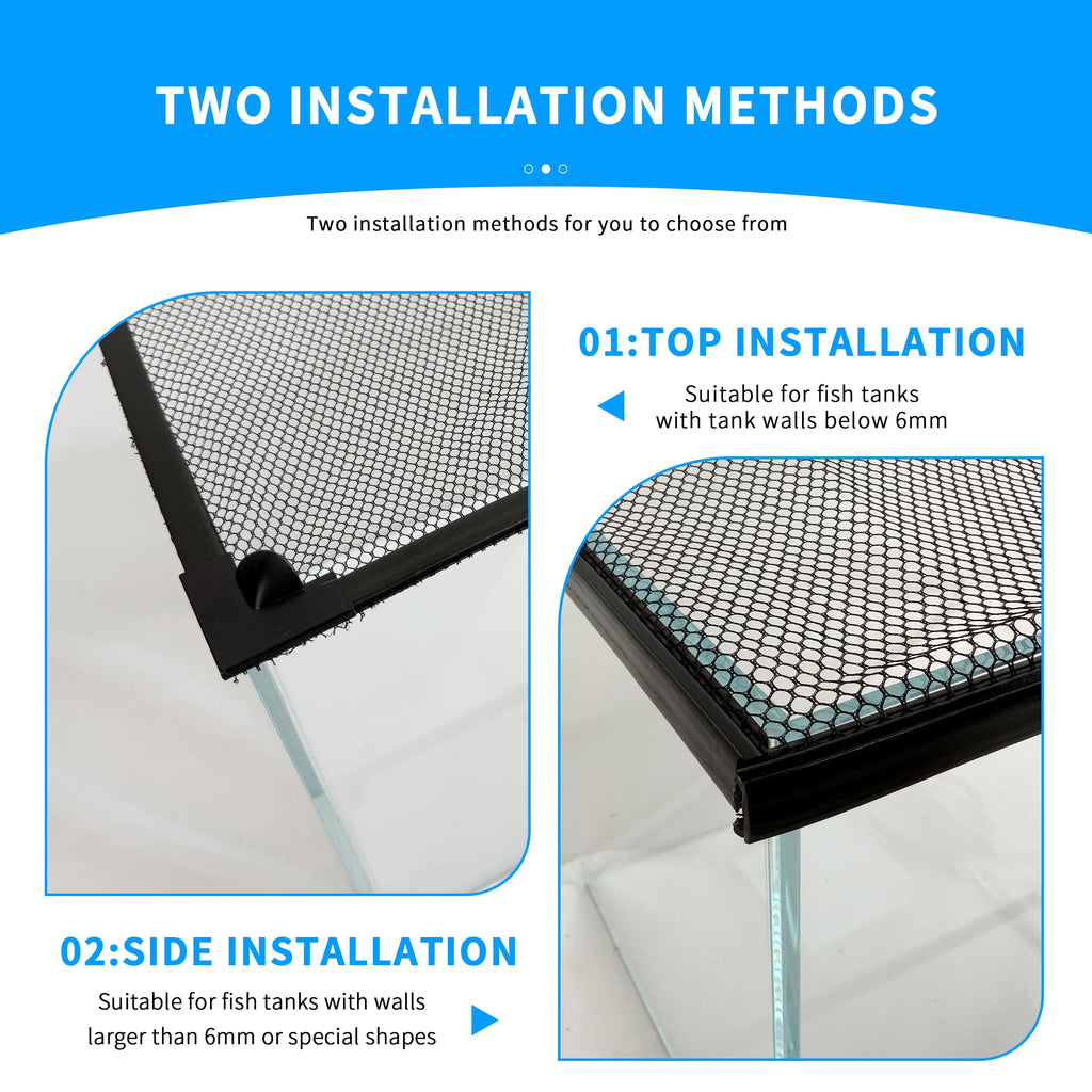 Magnetic Aquarium Lid Anti-Jumping Mesh Fish Tank Cover T379