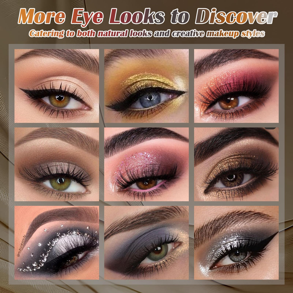 Neutral Smokey Eyeshadow Makeup Palette U6933