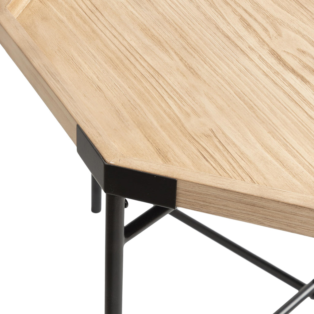 Two-Tone Octagon Coffee Table D75454