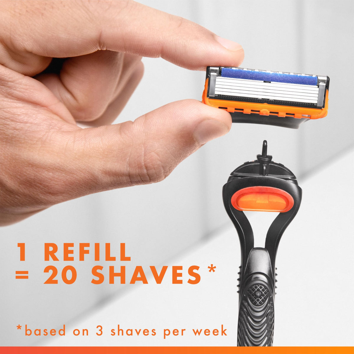 Mens Razor Blade Refills, 12 Count L288291