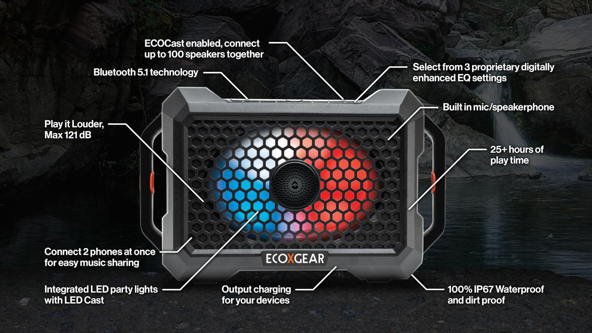 Black Outdoor Portable Bluetooth Speaker Q7777