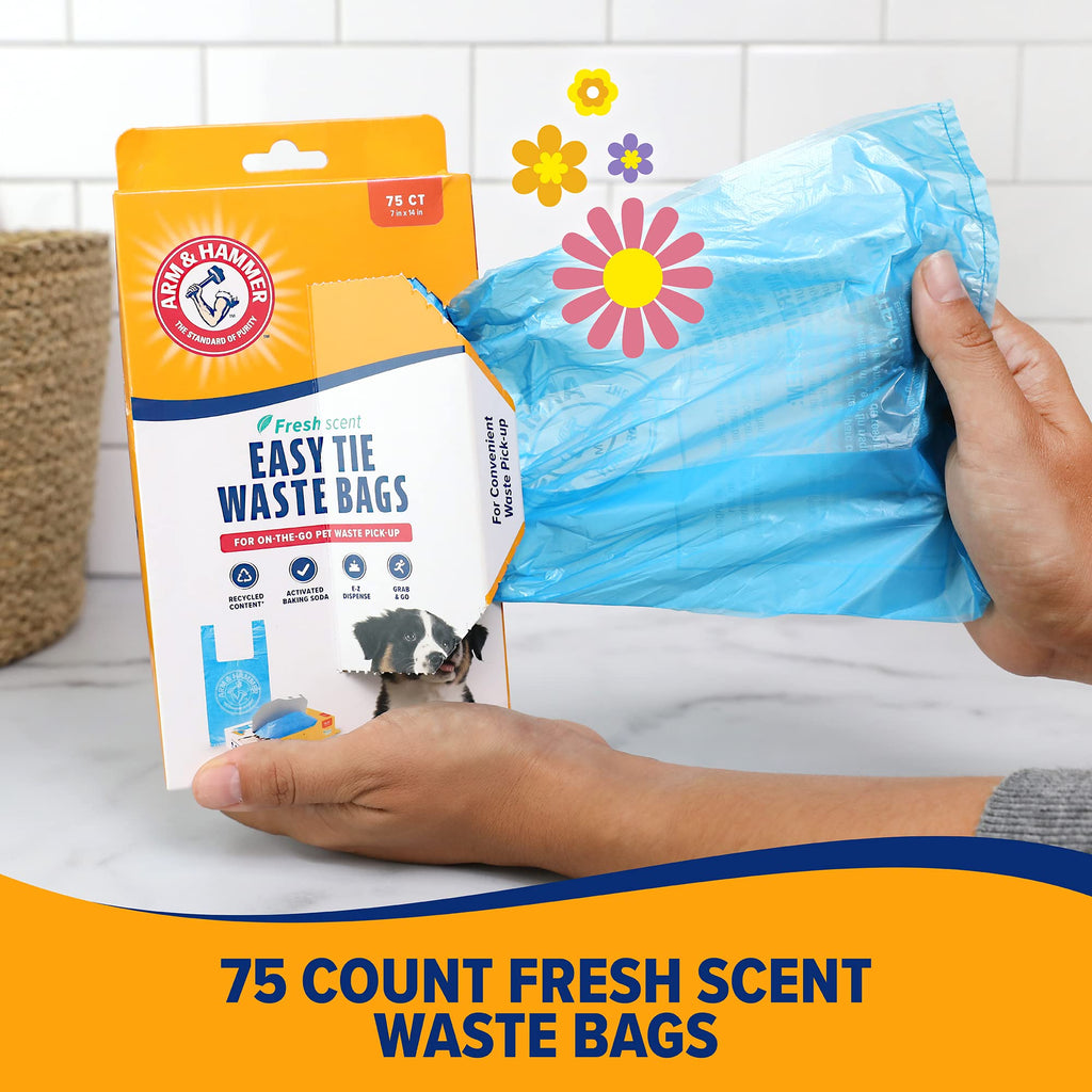 Easy-Tie Waste Bags Blue 75 Count X867
