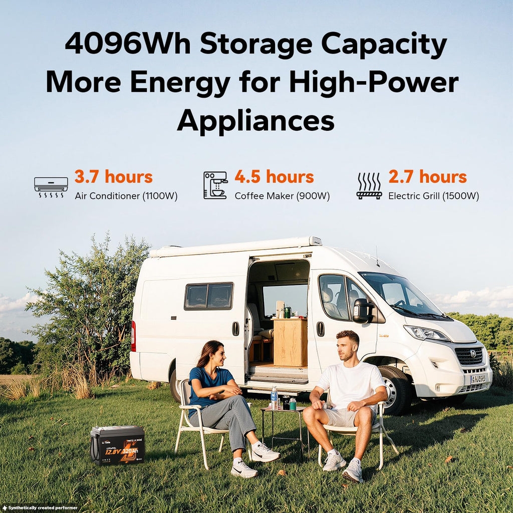 12V 320Ah Mini LiFePO4 Battery with Bluetooth L368256