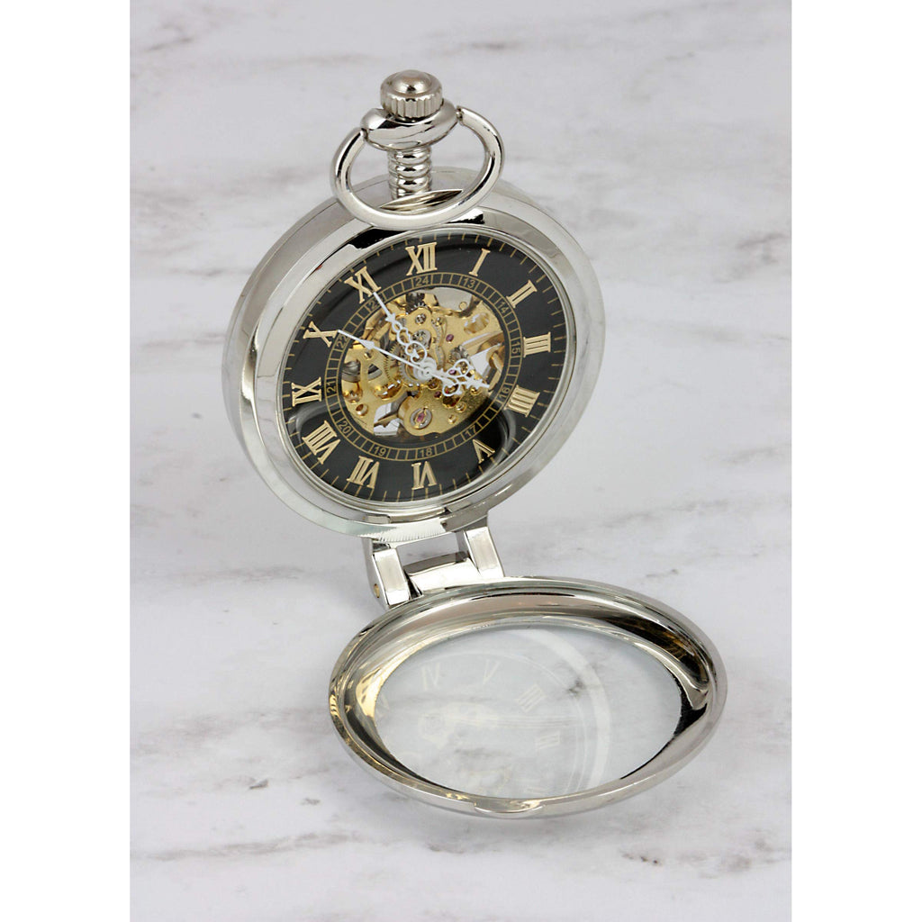 U.S. Coin Pocket Watch with Skeleton Movement V2715