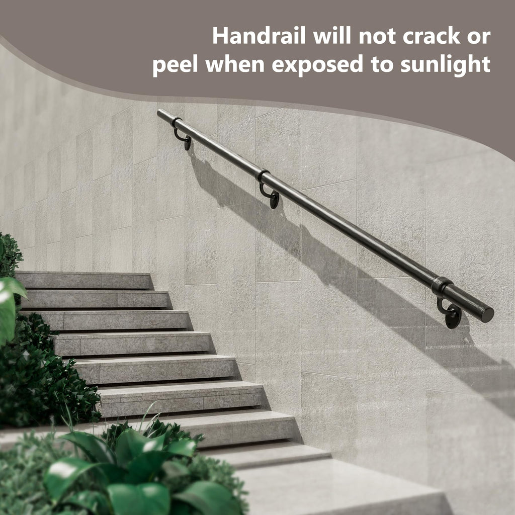 6 Feet Round Aluminum Stair Railing J9540
