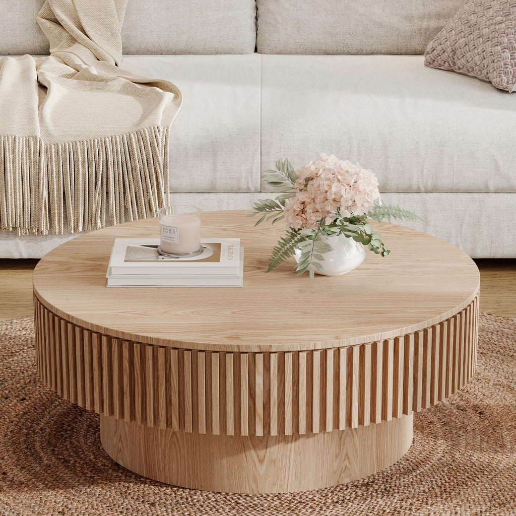 31.5'' Round Coffee Table with Storage E963808