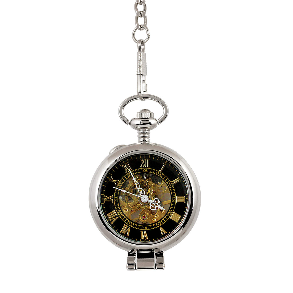 U.S. Coin Pocket Watch with Skeleton Movement V2715