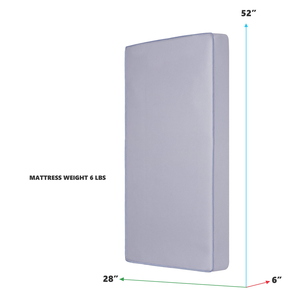 Periwinkle Crib and Toddler Mattress with 3D Mesh Cover K314690