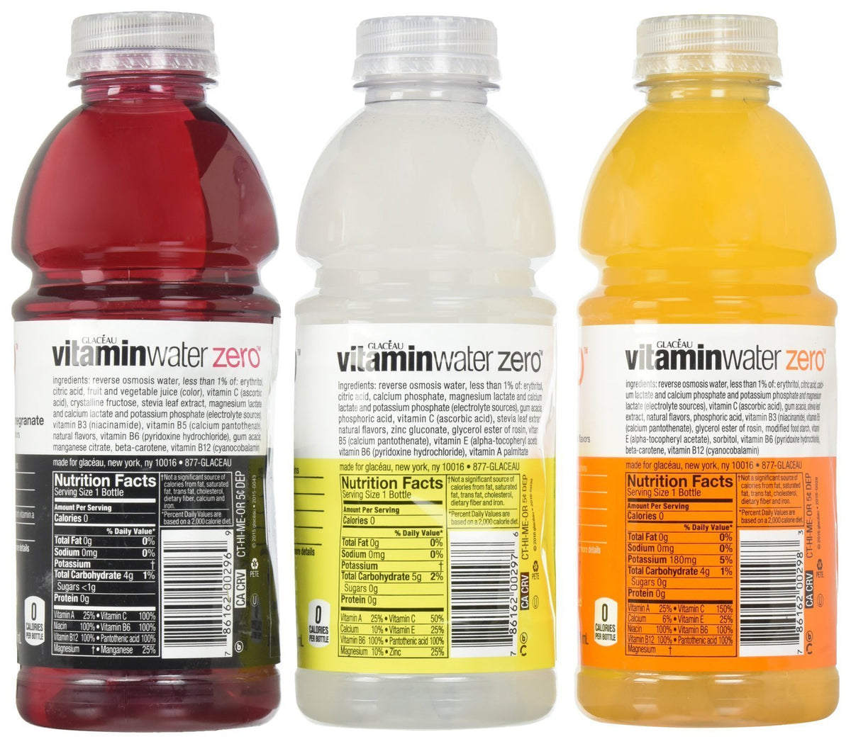 Vitamin Water Zero Variety Pack 20 Fl Oz (Pack of 20) O776222