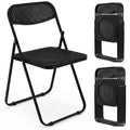 Black Plastic Folding Chairs 10 Pack F3121