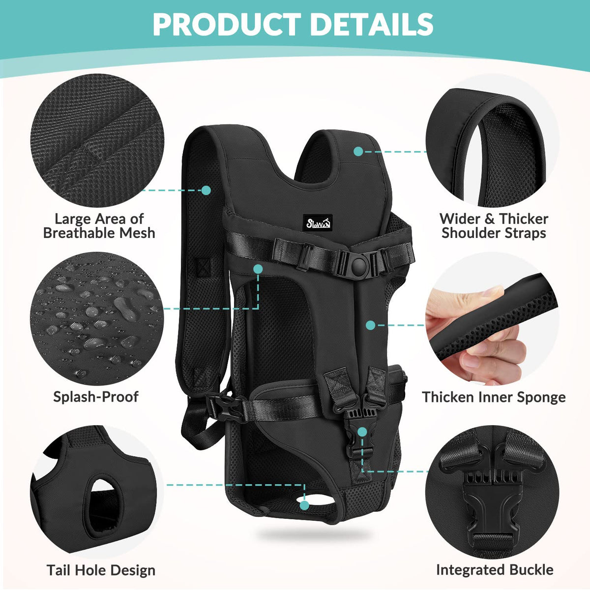 Adjustable Dog Backpack Carrier G130