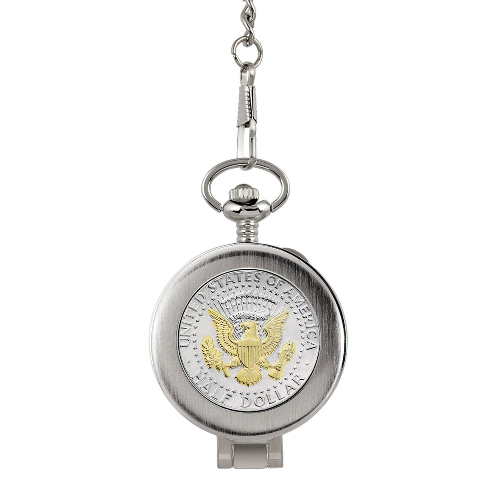 U.S. Coin Pocket Watch with Skeleton Movement V2715