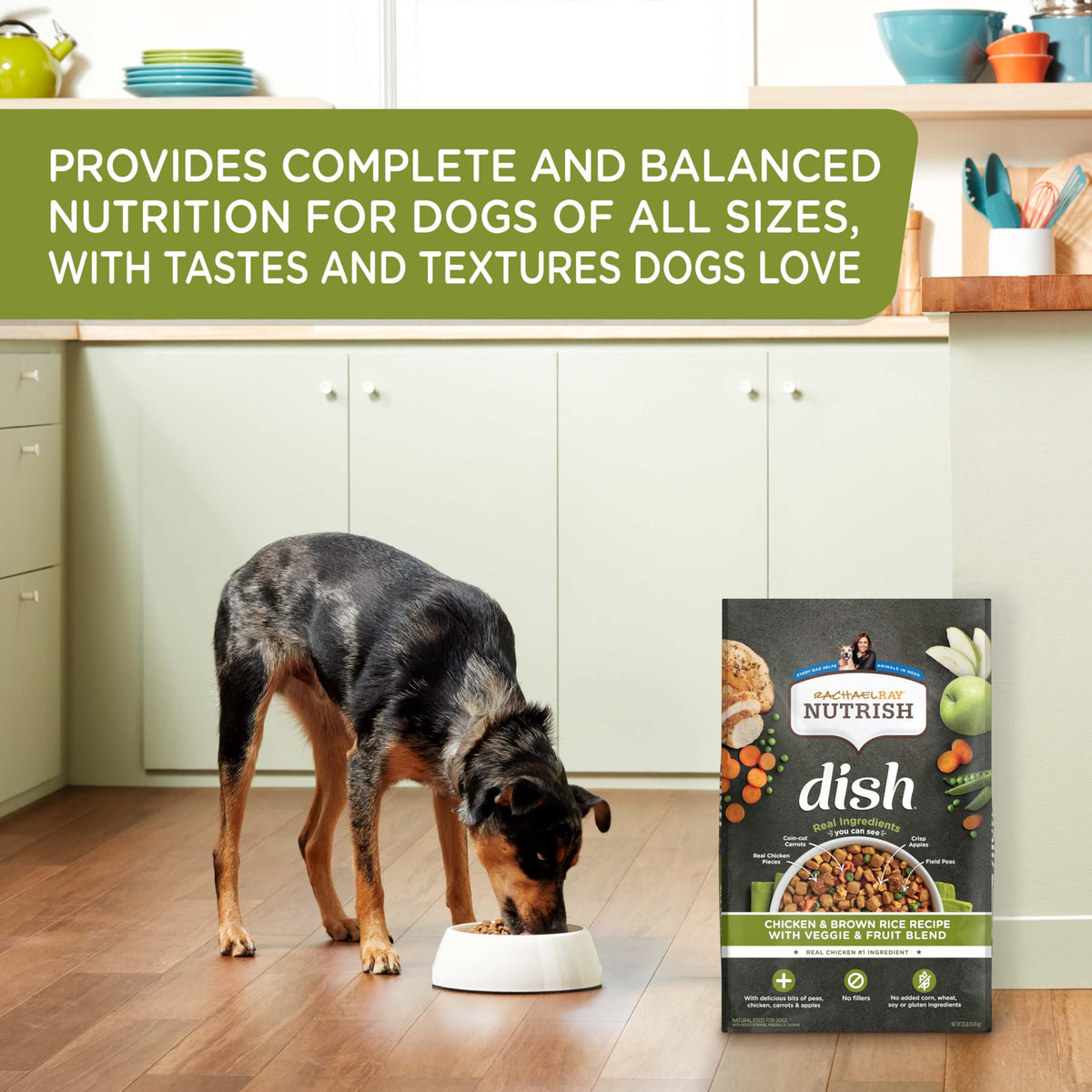 Natural Dry Dog Food Chicken & Brown Rice 3.75 Pound Bag Pack of 2 L64143