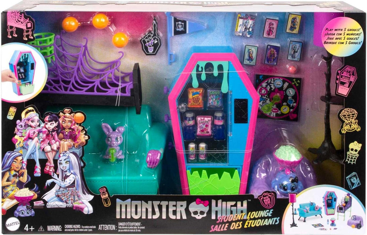 Monster High Playset with Doll House Furniture, 2 Pets & Accessories Q933147
