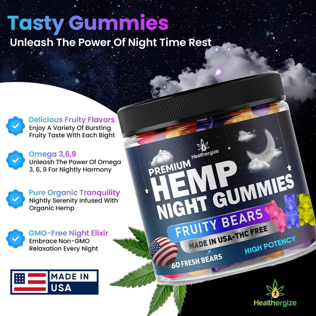 Hemp Gummies 60 Count M29554