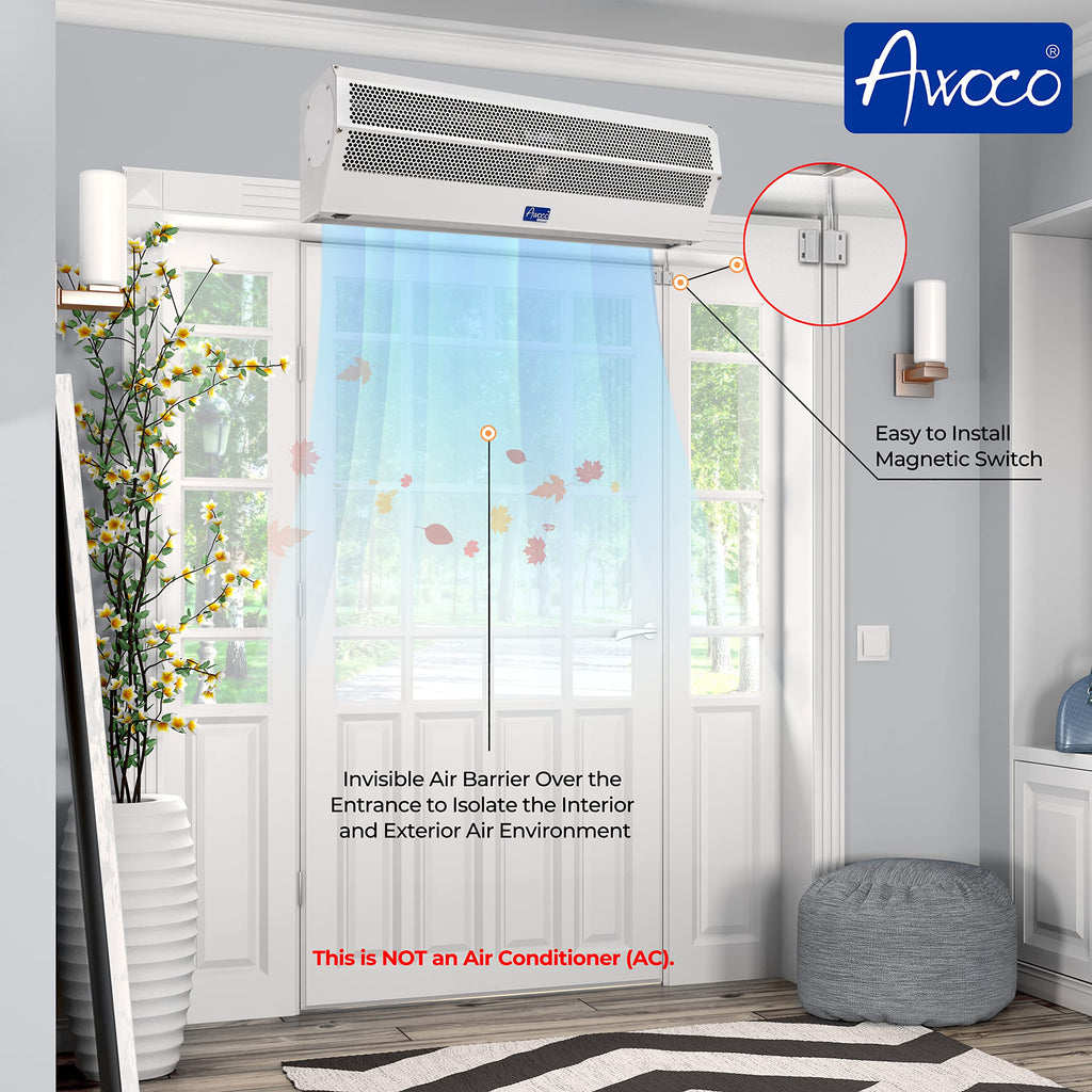 42" 2 Speeds 1350CFM Indoor Air Curtain Z32079